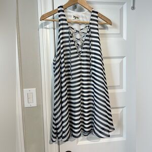 Show Me Your Mumu Rancho Mirage Lace Up Dress XS